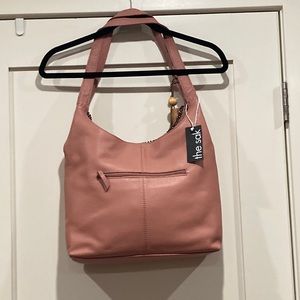NWT the Sak Huntley Leather Hobo Bag in Vintage Coral